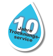 10  Jahre Trocknungs-service