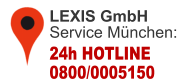 LEXIS GmbHService München: 24h HOTLINE 0800/0005150